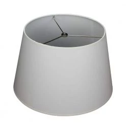 12 in. Top Diameter x 16 in. Bottom Diameter x 10 in. Linen White Slant Empire Lamp Shade by FenchelShades.com