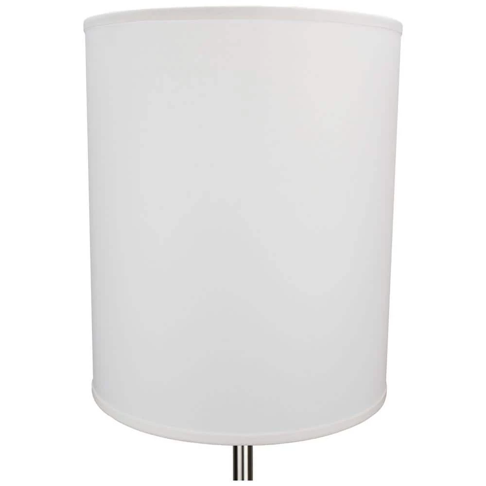 14 in. Top Diameter x 14 in. Bottom Diameter x 17 in. Height Linen White Drum Lamp Shade by FenchelShades.com 4 14 in. Top Diameter x 14 in. Bottom Diameter x 17 in. Height Linen White Drum Lamp Shade by FenchelShades.com - Image 2