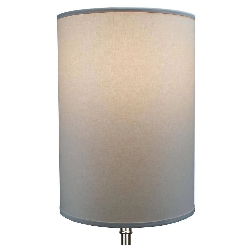 14 in. Top Diameter x 14 in. Bottom Diameter x 20 in. Height Linen White Drum Lamp Shade by FenchelShades.com 5 14 in. Top Diameter x 14 in. Bottom Diameter x 20 in. Height Linen White Drum Lamp Shade by FenchelShades.com - Image 3