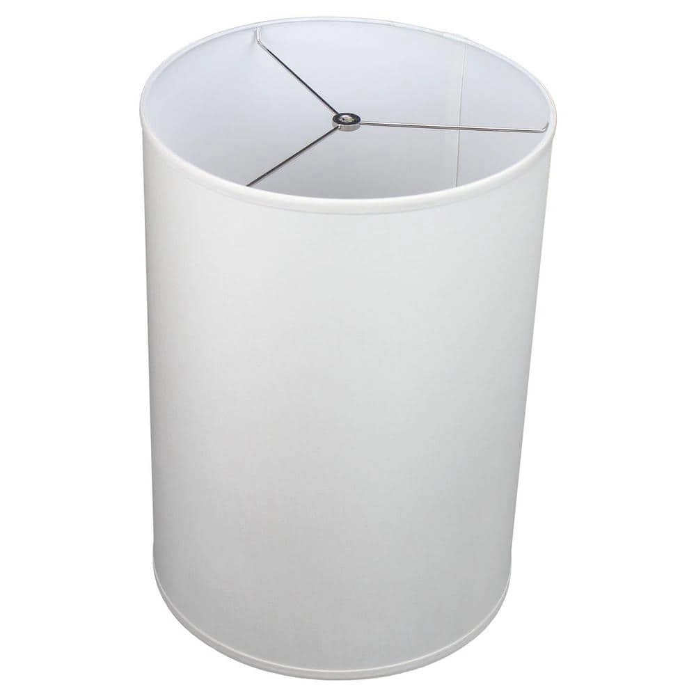 14 in. Top Diameter x 14 in. Bottom Diameter x 20 in. Height Linen White Drum Lamp Shade by FenchelShades.com 3 14 in. Top Diameter x 14 in. Bottom Diameter x 20 in. Height Linen White Drum Lamp Shade by FenchelShades.com