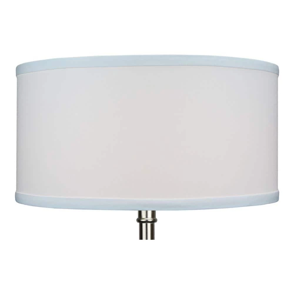 Fenchel Shades 14 in. Top Diameter x 14 in. Bottom Diameter x 7 in. Height, Drum Lamp Shade - Linen White by FenchelShades.com 5 Fenchel Shades 14 in. Top Diameter x 14 in. Bottom Diameter x 7 in. Height, Drum Lamp Shade - Linen White by FenchelShades.com - Image 3