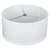 Fenchel Shades 14 in. Top Diameter x 14 in. Bottom Diameter x 7 in. Height, Drum Lamp Shade - Linen White by FenchelShades.com 1 Fenchel Shades 14 in. Top Diameter x 14 in. Bottom Diameter x 7 in. Height, Drum Lamp Shade - Linen White by FenchelShades.com -AMAX LIGHTING Shop white nickel fenchelshades com lamp shades 14 14 7 w l whi 64 1000