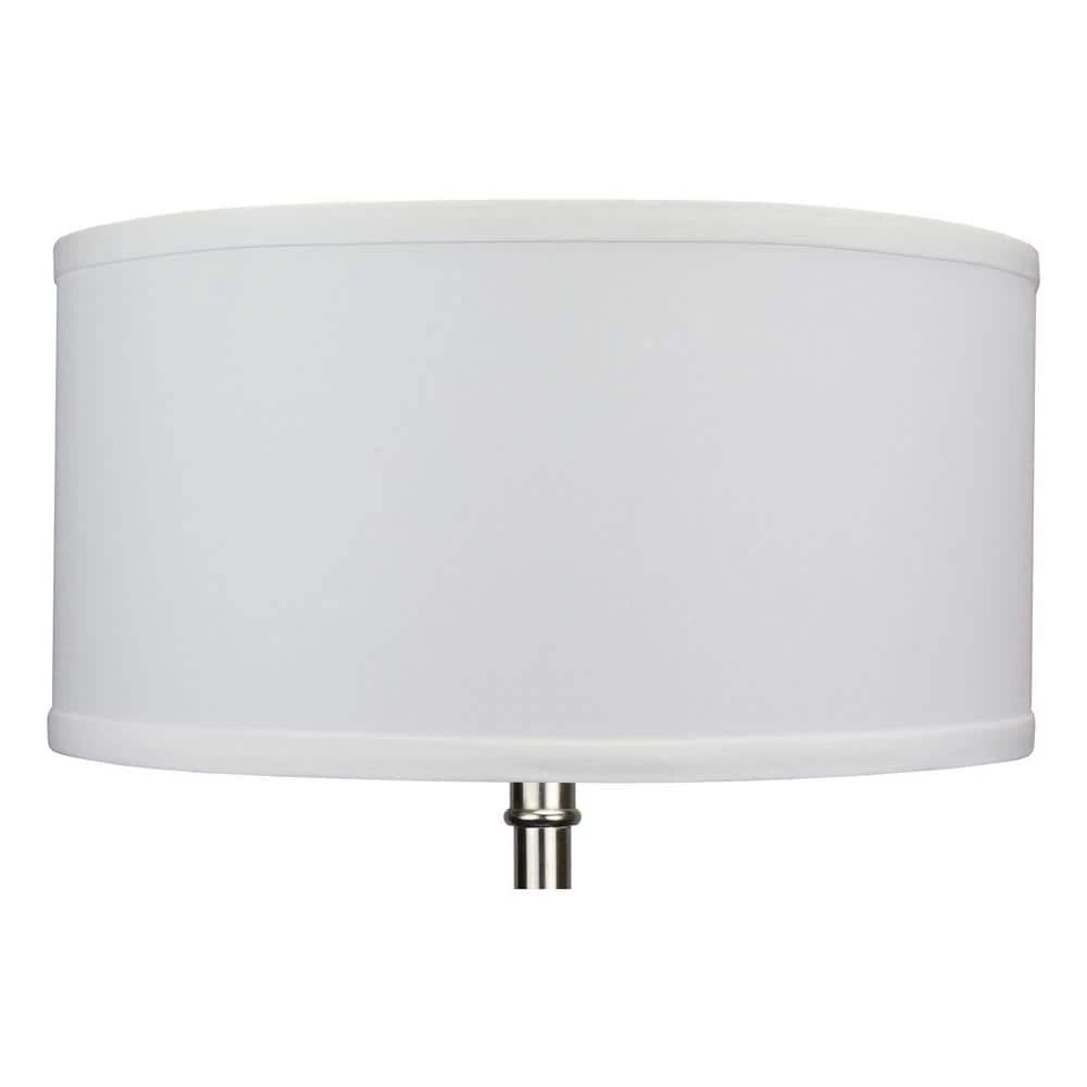 Fenchel Shades 14 in. Top Diameter x 14 in. Bottom Diameter x 7 in. Height, Drum Lamp Shade - Linen White by FenchelShades.com 4 Fenchel Shades 14 in. Top Diameter x 14 in. Bottom Diameter x 7 in. Height, Drum Lamp Shade - Linen White by FenchelShades.com - Image 2