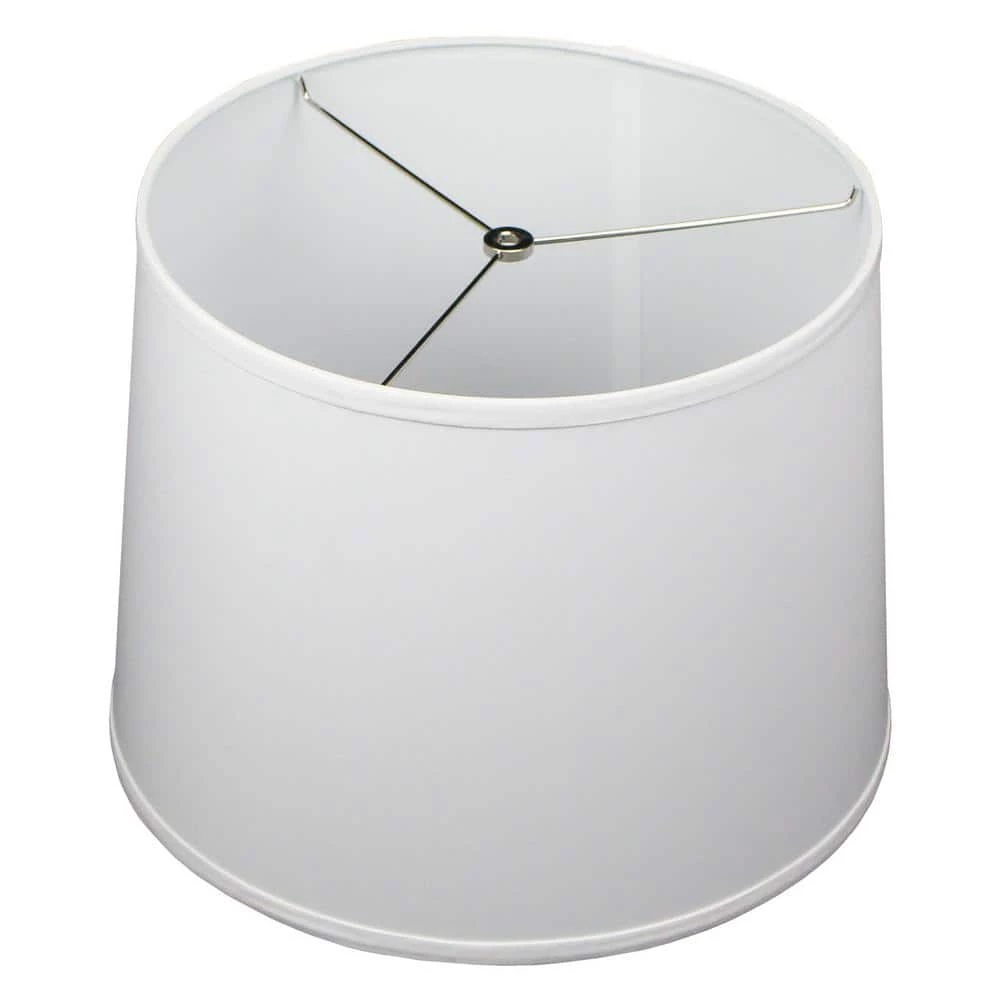 14 in. Top Diameter x 16 in. Bottom Diameter x 12 in. Slant Linen White Empire Lamp Shade by FenchelShades.com 3 14 in. Top Diameter x 16 in. Bottom Diameter x 12 in. Slant Linen White Empire Lamp Shade by FenchelShades.com