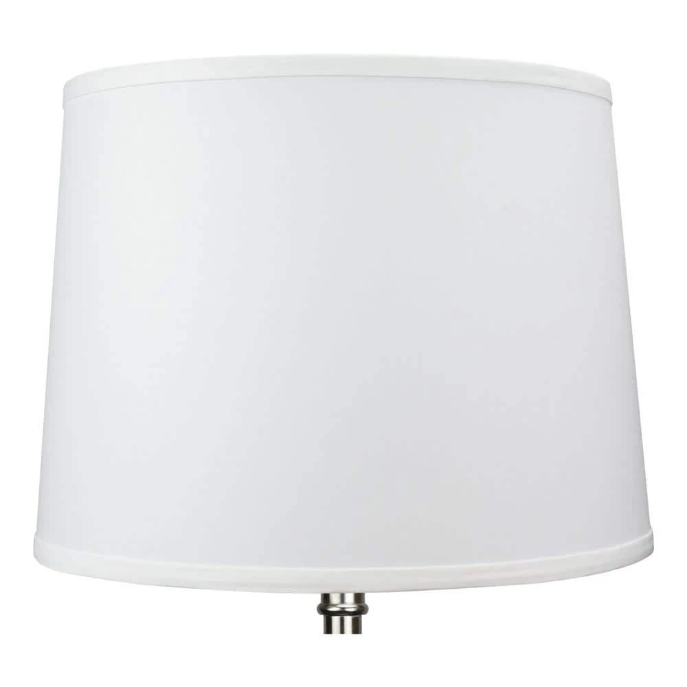 14 in. Top Diameter x 16 in. Bottom Diameter x 12 in. Slant Linen White Empire Lamp Shade by FenchelShades.com 4 14 in. Top Diameter x 16 in. Bottom Diameter x 12 in. Slant Linen White Empire Lamp Shade by FenchelShades.com - Image 2