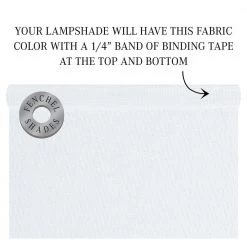 17 in. Top Diameter x 17 in. Bottom Diameter x 8 in. H Linen White Drum Lamp Shade by FenchelShades.com -AMAX LIGHTING Shop white nickel fenchelshades com lamp shades 17 17 8 w l whi bto 44 1000