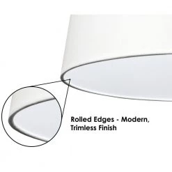 Fenchel Shades 18 in. Top Diameter x 19 in. Bottom Diameter x 12.5 in. Slant, Empire Lamp Shade - Linen White by FenchelShades.com 11 Fenchel Shades 18 in. Top Diameter x 19 in. Bottom Diameter x 12.5 in. Slant, Empire Lamp Shade - Linen White by FenchelShades.com -AMAX LIGHTING Shop white nickel fenchelshades com lamp shades 18 19 12 5 w l whi re 44 1000