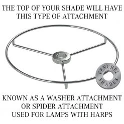 18 in. W x 9 in. H White/Nickel Hardware Coolie Lamp Shade by FenchelShades.com -AMAX LIGHTING Shop white nickel fenchelshades com lamp shades 5 18 11 w l whi 1f 1000