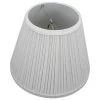 5 in. Top Diameter x 9 in. Bottom Diameter x 7 in. Slant Pleated Mushroom White Empire Lamp Shade by FenchelShades.com 1 5 in. Top Diameter x 9 in. Bottom Diameter x 7 in. Slant Pleated Mushroom White Empire Lamp Shade by FenchelShades.com -AMAX LIGHTING Shop white nickel fenchelshades com lamp shades 5 9 7 b pm whi 64 1000