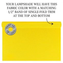 17 in. W x 8 in. H Citrus Yellow/Nickel Hardware Drum Lamp Shade by FenchelShades.com -AMAX LIGHTING Shop yellow nickel fenchelshades com lamp shades 17 17 8 w l cit 44 1000