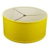17 in. W x 8 in. H Citrus Yellow/Nickel Hardware Drum Lamp Shade by FenchelShades.com -AMAX LIGHTING Shop yellow nickel fenchelshades com lamp shades 17 17 8 w l cit 64 1000